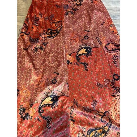 Free People Romano Midi Skirt - XS - Burnt Combo - Picture 8 of 8